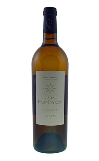 Шато О-Пейру Блан 2008 Грав 0.75 л фото вино Chateau Haut-Peyrous Blanc 2008 AOC Grave 0,75 л
