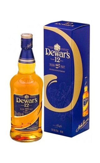 фото виски Dewars 12 Years Old 0,75 л