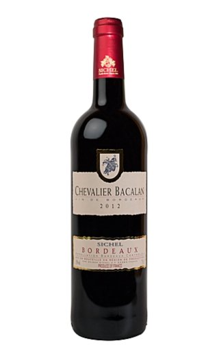 Мейсон Сишель Шевалье Бакалан Руж АОС Бордо 2009 0.75 л фото вино Maison Sichel Chevalier Bacalan Rouge AOC Bordeaux 2009 0,75 л