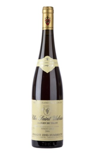 Зинд-Хумбрехт Пино Гри Кло Сент Урбэн Ранген де Танн Гран Крю 0.75 л фото органическое вино Domaine Zind-Humbrecht Pinot Gris Clos Saint Urbain Rangen de Thann Grand Cru 0,75 л