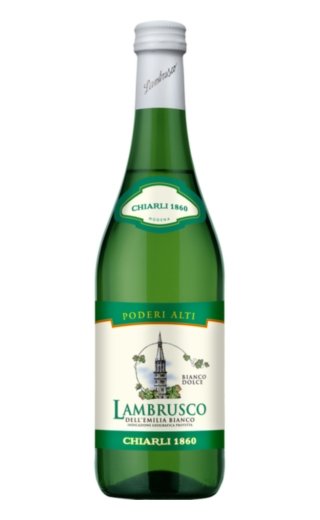 Кьярли-1860 Ламбруско дельЭмилия бьянко Подери Альти 1.5 л фото ламбруско Chiarli-1860 Lambrusco dellEmilia bianco IGT Poderi Alti 1,5 л