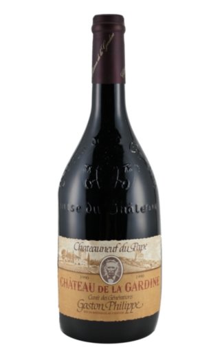 фото вино Chateau de la Gardine Chateauneuf du Pape AOC Cuvee des Generations Gaston Philippe 2001 0,75 л