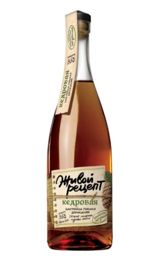 Живой рецепт настойка горькая кедровая 0.5 л фото Live Recipe Cedar 0,5 л