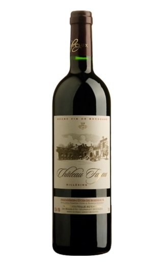 фото вино Chateau Fayau Premieres Cotes de Bordeaux AOC 2009 0,75 л