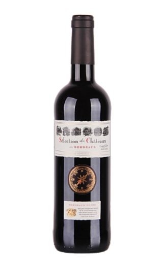 Селексьон де Шато де Бордо Красное сухое 0.75 л фото вино Selection des Chateaux de Bordeaux Rouge 0,75 л