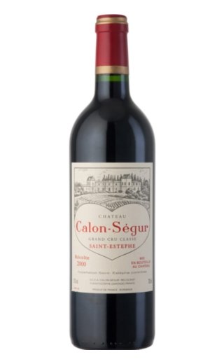 Шато Калон-Сегюр Сент-Эстеф Крю AOC 2000 0.75 л фото вино Chateau Calon-Segur AOC 2000 0,75 л