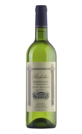 Ришелье Бордо 0.75 л фото вино Richelieu Bordeaux Blanc Moelleux AOC 0,75 л