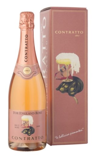 Контратто Фо Ингланд Розе VSКЮ 2008 0.75 л фото игристое вино Contratto For England Rose Brut VSQ 2008 0,75 л