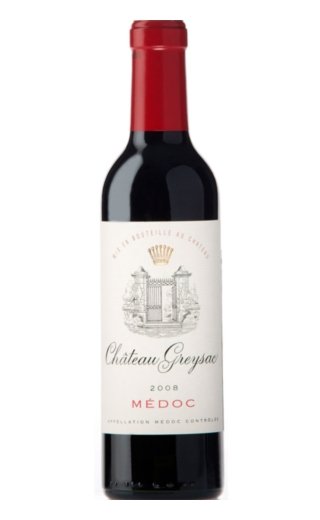 Шато Грейсак Медок Крю Буржуа AOC 2008 0.375 л фото вино Chateau Greysac Medoc Cru Bourgeois AOC 2008 0,375 л