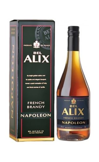 Бренди Bel Alix Napoleon цена 0,7 л в коробке 620 руб., купить
