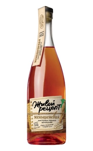 Живой рецепт настойка горькая женьшеневая с калганом 0.5 л фото Live Recipe Ginseng 0,5 л