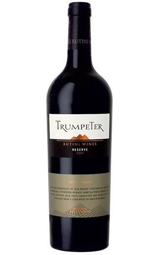 Вино Rutini Wines Petit Verdot Reserve Mendoza Trumpeter 2014 0,75 л