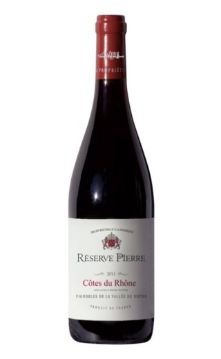 фото вино Reserve de Pierre Cotes du Rhone Rouge 2012 0,75 л
