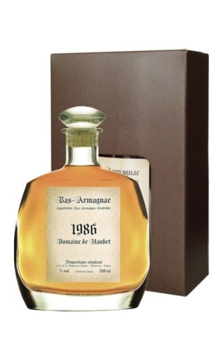 фото арманьяк Domaine de Haubet 1986 0,75 л