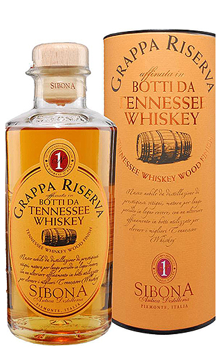 Сибона Ризерва Теннесси Виски Вуд Финиш 0.5 л фото граппа Sibona Riserva Tennessy Whiskey Wood Finish 0,5 л