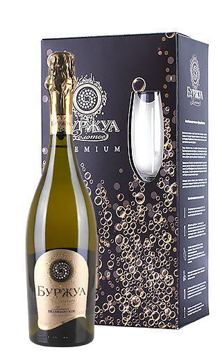 Игристое вино Российское Буржуа Золотое Полусладкое 0,75 л