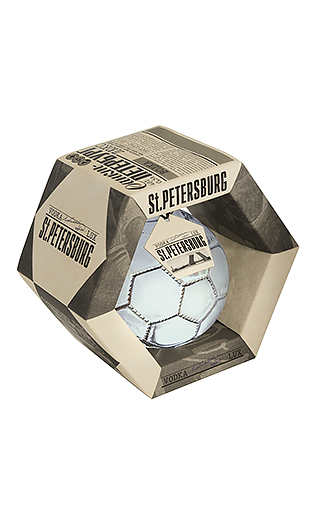 Санкт-Петербург Люкс Мяч 0.5 л фото водка Saint Petersburg Lux Ball 0,5 л