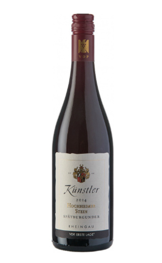 Вайнгут Кюнстлер Хоххаймер Штайн Шпетбургундер Эрстес Гевекс 2014 0.75 л фото вино Weingut Kunstler Hochheimer Stein Spatburgunder Erstes Gewachs 2014 0,75 л