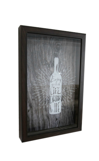 Копилка для винных пробок Enjoy Your Life Drink Wine Венге