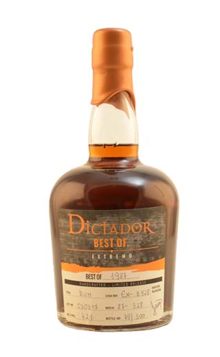 Диктатор Бест Оф Апасионадо 1987 0.7 л фото ром Dictador Best Of Apasionado 1987 0,7 л