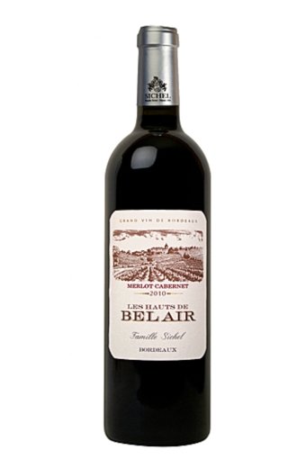 Мейсон Сишель Ле о де Бель Эр Руж 2015 0.75 л фото вино Maison Sichel Les Hauts de Bel Air AOC Bordeaux Rouge 2015 0,75 л