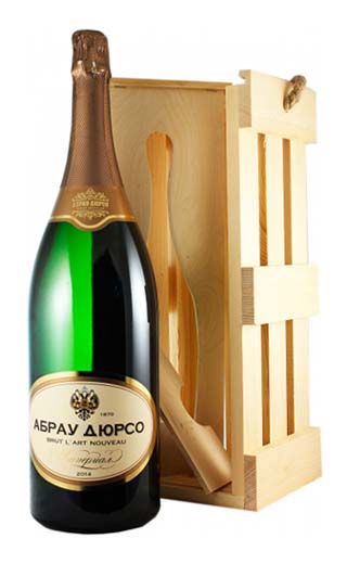 Игристое вино Абрау-Дюрсо Выдержанное Империал Кюве Ар-Нуво Белое Брют 1,5 л