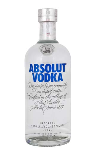 фото водка Absolut 0,75 л