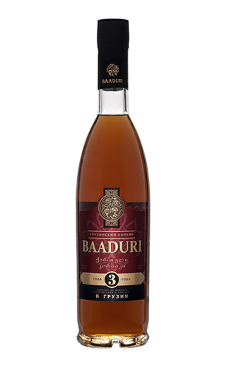 Баадури 3 года 0.5 л фото коньяк Baaduri Georgian Brandy 3 Years 0,5 л