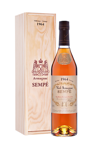 Семпе Миллезим 1964 0.5 л фото арманьяк Sempe Millesimes 1964 0,5 л