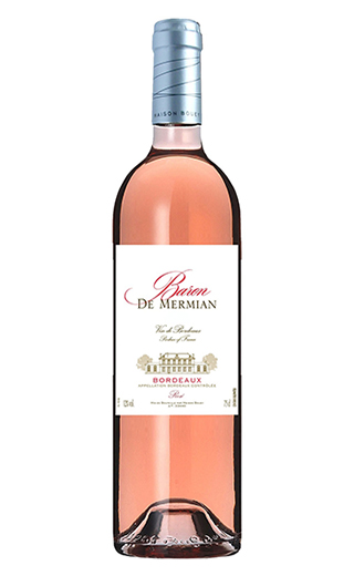 Мезон Буэ Барон де Мермиан Бордо Розе 0.75 л фото вино Maison Bouey Baron de Mermian Bordeaux Rose 0,75 л