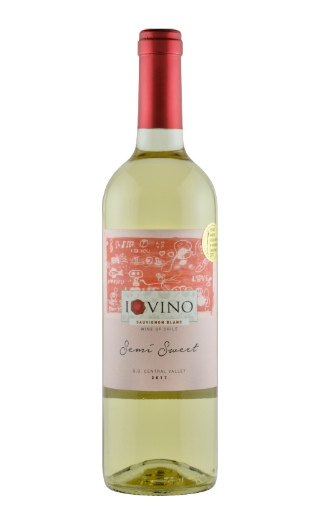 Вино I Love Vino Sauvignon Blanc Semidulce 0,75 л
