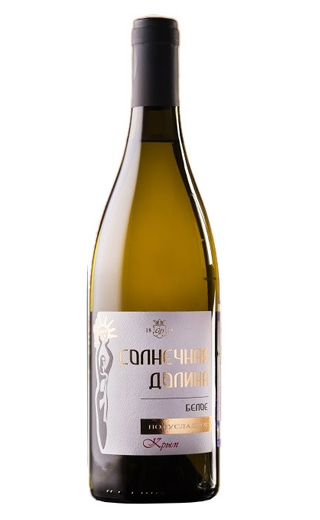 Солнечная Долина Белое Полусладкое 0.75 л фото вино Solnechnaya Dolina White Semi Sweet 0,75 л