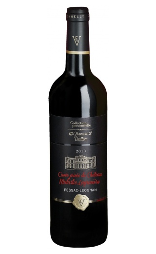 Коллексьон персоннель Франсуа Луи Вюиттон Кюве Приве дю Шато Малартик Лагравьер 2010 0.75 л фото вино Collection personnelle Francois L Vuitton Cuvee Privee Du Chateau Malartic Lagraviere 2010 0,75 л