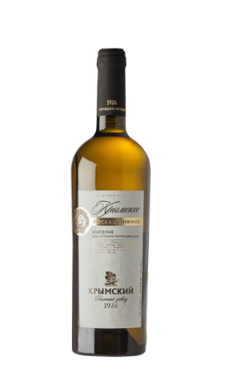 фото вино Krymskoe Exclusive Chardonnay 0,75 л
