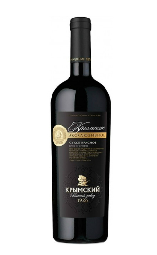 Вино Крымское Красное Эксклюзивное 0,75 л