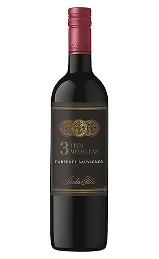 Санта Рита 3 Трес Медальяс Каберне Совиньон 2015 0.75 л фото вино Santa Rita 3 Tres Medallas Cabernet Sauvignon 2015 0,75 л