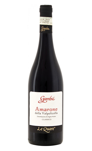 Вино Gamba Gnirega Le Quare Amarone della Valpolicella 2013 0,375 л