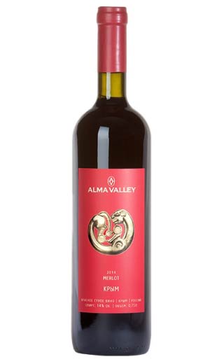 фото вино Alma Valley Merlot 2014 0,375 л