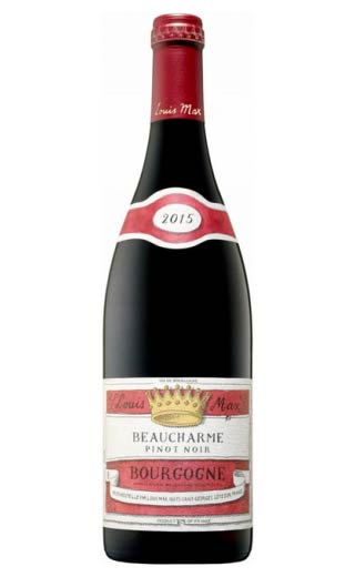 Луи Макс Бургонь Пино Нуар Бошарм Красное 2015 0.75 л фото вино Louis Max Bourgogne Pinot Noir Beaucharme Rouge 2015 0,75 л