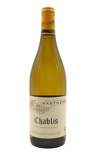 Домен Готрон Шабли 2015 0.75 л фото вино Domaine Gautheron Chablis 2015 0,75 л