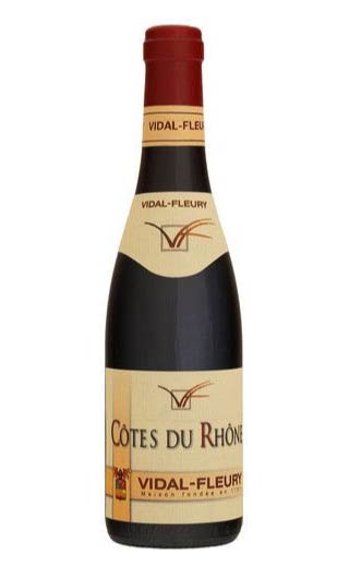 фото вино Vidal Fleury Cotes du Rhone Rouge 2013 0,375 л