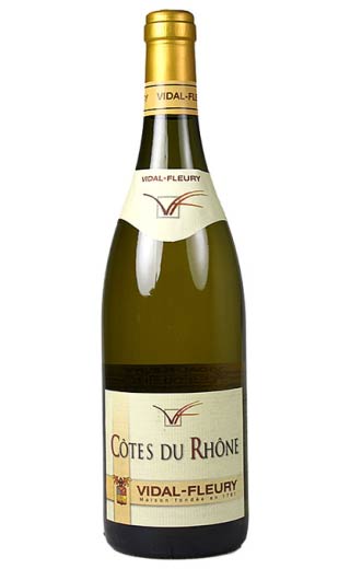 Видаль Флери Кот дю Рон 2014 Белое 0.75 л фото вино Vidal Fleury Cotes du Rhone Blanc 2014 0,75 л