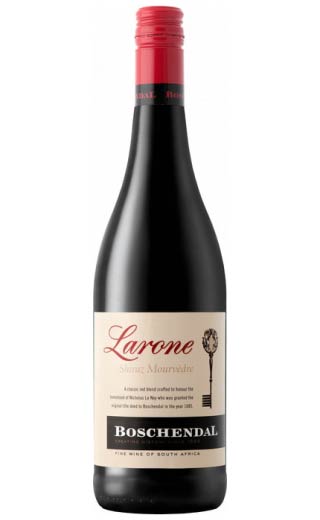 Бошендаль Ларон Шираз Мурведр 2016 0.75 л фото вино Boschendal Larone Shiraz Mourvedre 2016 0,75 л