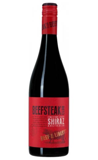 Бифстейк Клаб Стейк и Свобода Шираз 0.75 л фото вино Beefsteak Club Steak and Liberty Shiraz 0,75 л