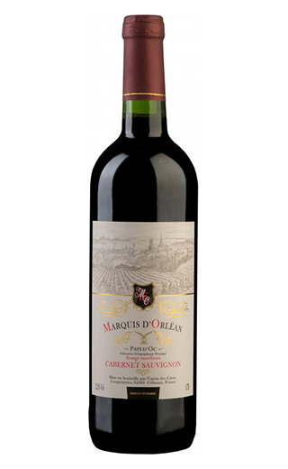 Маркиз д'Орлеан Каберне Совиньон Полусладкое 2016 0.75 л фото вино Marquis d'Orlean Cabernet Sauvignon Semi Sweet 2016 0,75 л