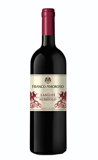 Франко Аморозо Ланге Неббиоло 0.75 л фото вино Franco Amoroso Langhe Nebbiolo 0,75 л