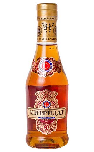 Митридат 3 Года 0.1 л фото коньяк Mitridat 3 years 0,1 л