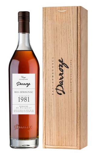 Дарроз Уник Коллексьон 1981 0.7 л фото арманьяк Darroze Unique Collection 1981 0,7 л