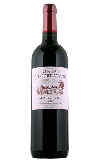 фото вино Lucien Lurton & Fils Chateau Durfort-Vivens Margaux 2-e Grand Cru Classe 2006 0,75 л
