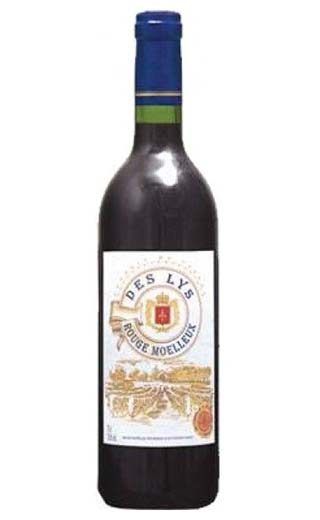 Де Лис Красное Полусладкое 0.75 л фото вино De Lys Red Semi Sweet 0,75 л